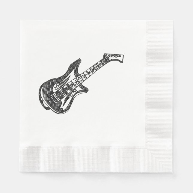 Electric Guitar Napkin (Front)