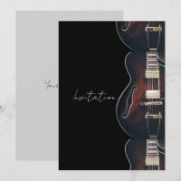 Electric Guitar On Black