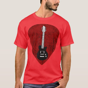 Electric Guitar Pick Guitarist String Instrument M T-Shirt
