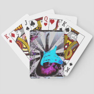 Electric Guitar Playing Cards