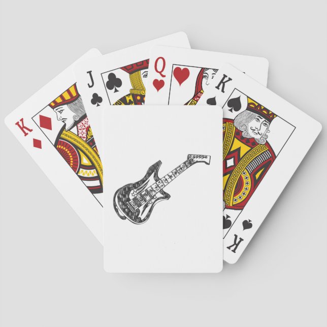 Electric Guitar Playing Cards (Back)