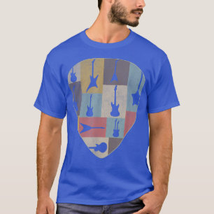 Electric Guitar Plectrum Rock Music Guitarist  T-Shirt
