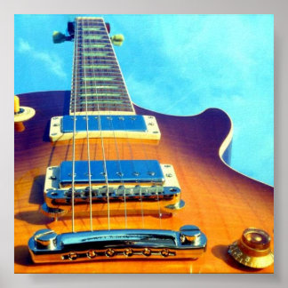 electric guitar poster