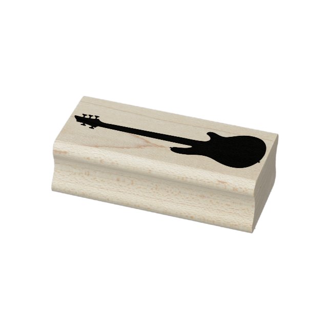 Electric guitar rubber stamp (Stamp)