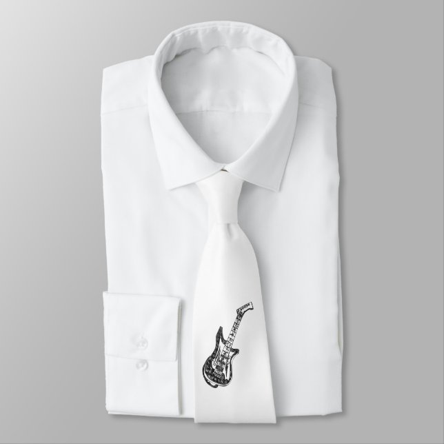 Electric Guitar Tie (Tied)