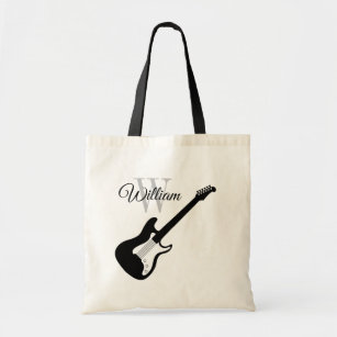 Electric guitar tote bag for teacher and student