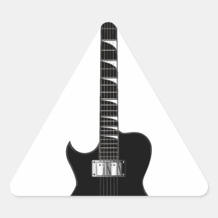 Electric Guitar Triangle Sticker