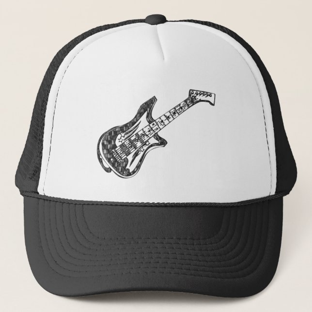 Electric Guitar Trucker Hat (Front)