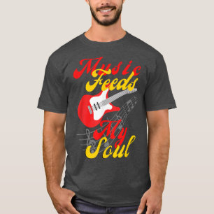 Electric Guitar tshirt,Music Is My Life,Guitarist T-Shirt