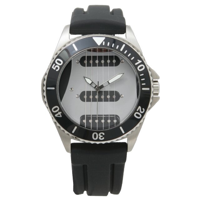 electric guitar watch (Front)