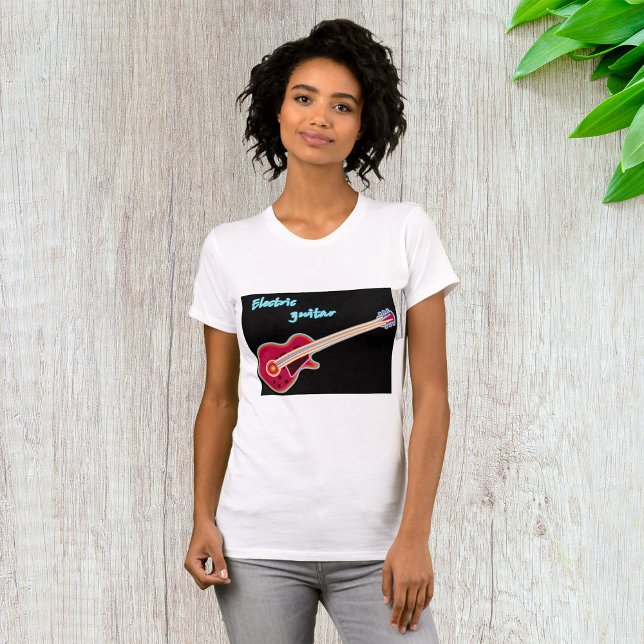 Electric Guitar Womens T-Shirt (Creator Uploaded)