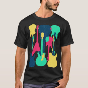 Electric Guitars Art T-Shirt