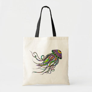 Electric Jellyfish Tote Bag