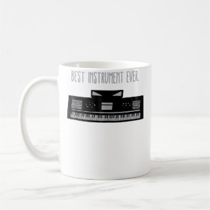 Electric Keyboard Piano Musician Instrument Keyboa Coffee Mug