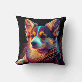"Electric Lady" Corgi Pillow