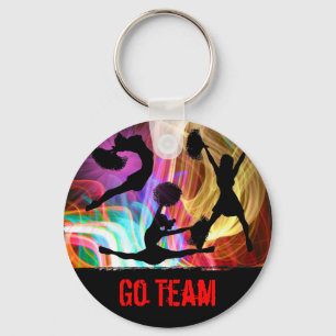 Electric Laser Show Cheerleaders Key Ring