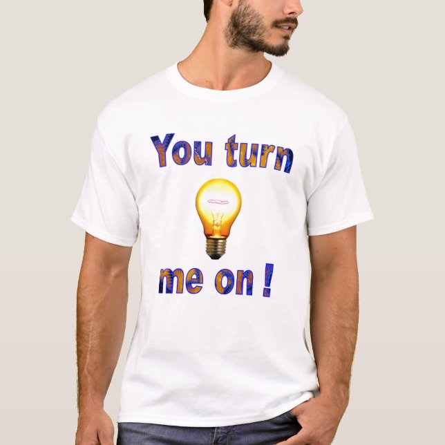 Electric Light Bulb Love T-Shirt (Front)