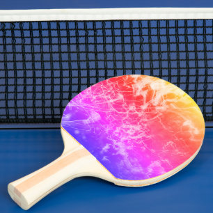 Electric Light Lines Gradient Abstract. Ping Pong Paddle