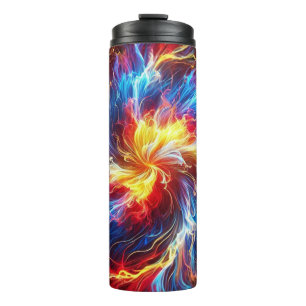 Electric Lightning Bright Colours  Thermal Tumbler