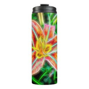 Electric Lily Thermal Tumbler