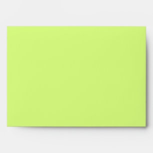 Electric Lime Green Colour Decor Ready to Customis Envelopes