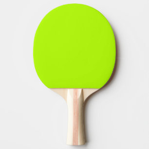 Electric Lime Green Colour Decor Ready to Customis Ping Pong Paddle