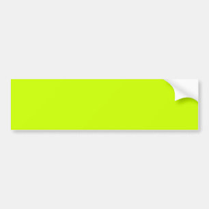 Electric Lime Solid colour  Bumper Sticker