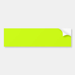 Electric Lime Solid Colour Bumper Sticker