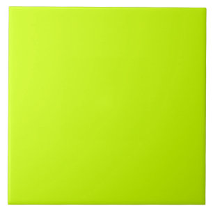 Electric Lime Solid colour  Ceramic Tile