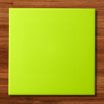 Electric Lime Solid Colour  Ceramic Tile<br><div class="desc">Electric Lime Solid Colour</div>