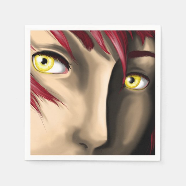 Electric Manga Boy Napkin (Front)