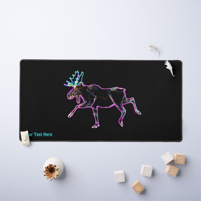 Electric Moose Desk Mat (Kids Table)