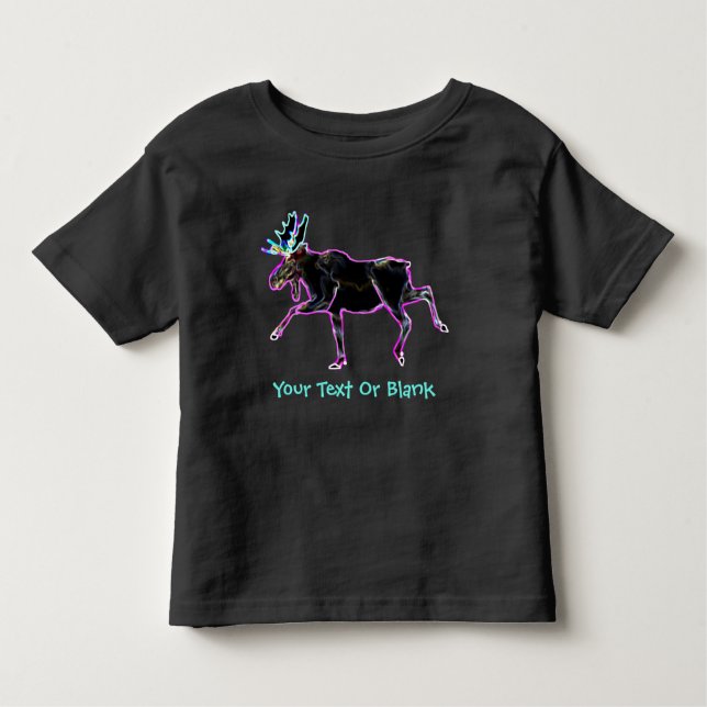 Electric Moose Toddler T-Shirt (Front)