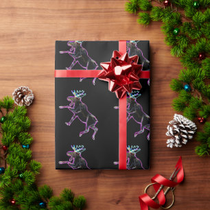 Electric Moose Wrapping Paper