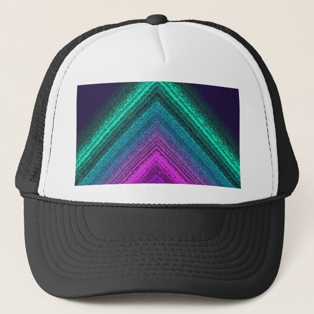 Electric Mountain Green Trucker Hat (Front)