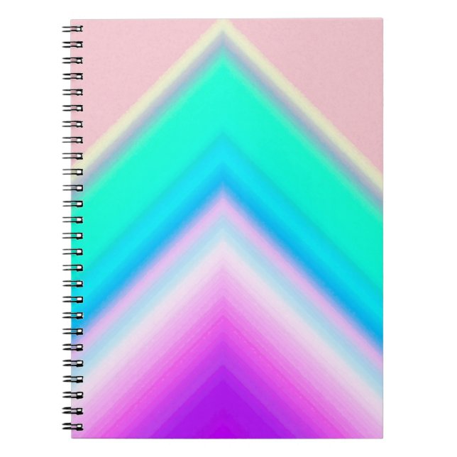 Electric Mountain Pink Notebook (Front)
