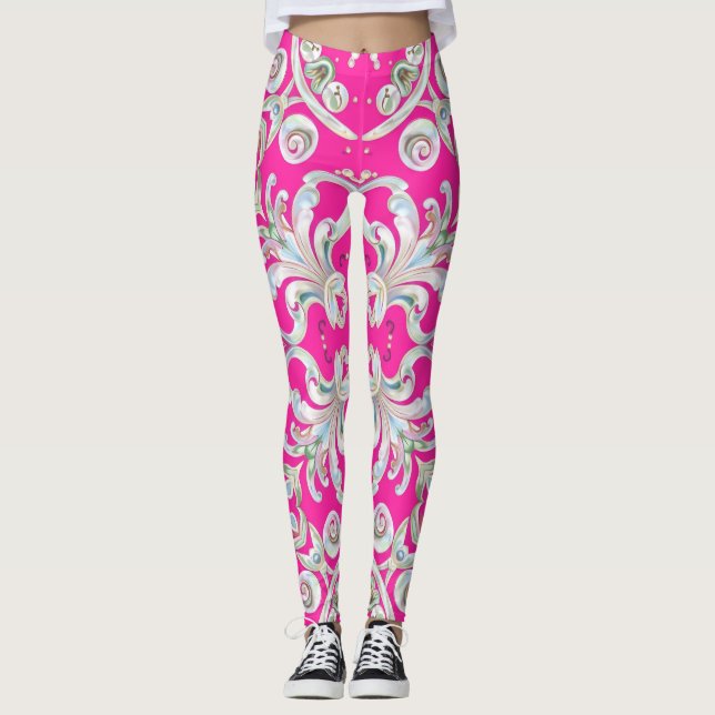 Electric Nacre Bandanna 2 Leggings (Front)