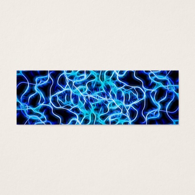 Electric Neon Blue Tesla Coil Lightning (Front)