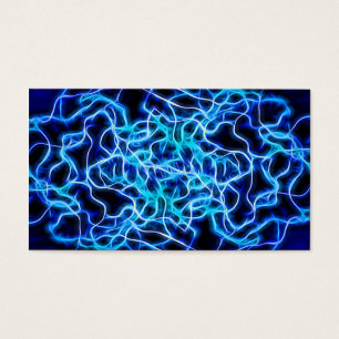 Electric Neon Blue Tesla Coil Lightning
