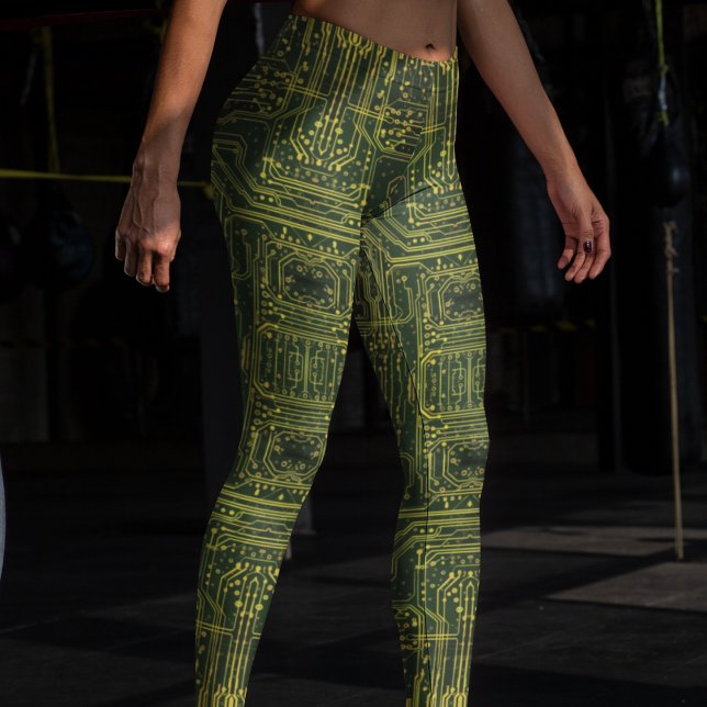 Electric Neon Gold Leggings – Cool (Creator Uploaded)