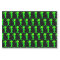 Electric Neon Green/Black Alien Peace Tissue Paper