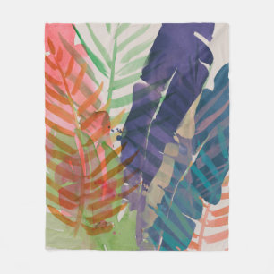 Electric Palms Fleece Blanket