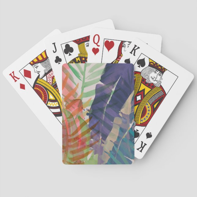 Electric Palms Playing Cards (Back)