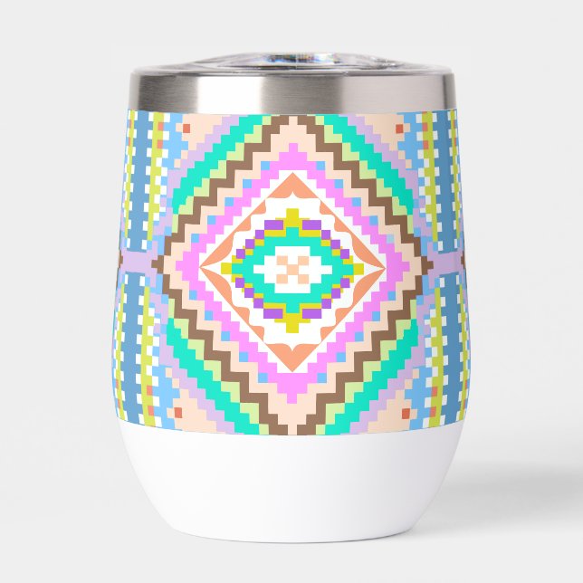 Electric Pastel Dream Kaleidoscope (Front)