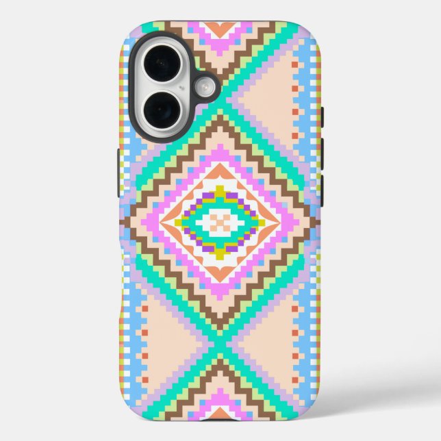 Electric Pastel Dream Kaleidoscope Case-Mate iPhone Case (Back)