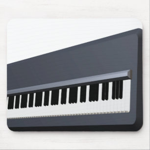 Electric piano keyboard mouse pad