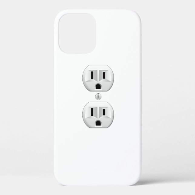Electric Plug Wall Outlet Fun Customise Colour Case-Mate iPhone Case (Back)