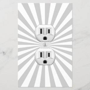 Electric Plug Wall Outlet Fun Customise This! Flyer