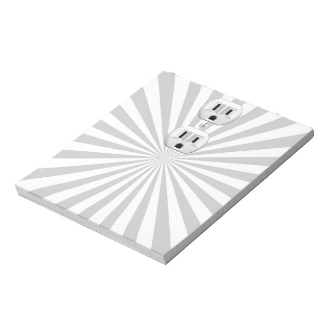Electric Plug Wall Outlet Fun Customise This! Notepad (Rotated)
