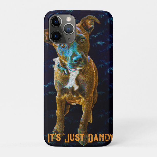 Electric Pop Art Portrait — "It's Just Dandy" Case-Mate iPhone Case (Back)